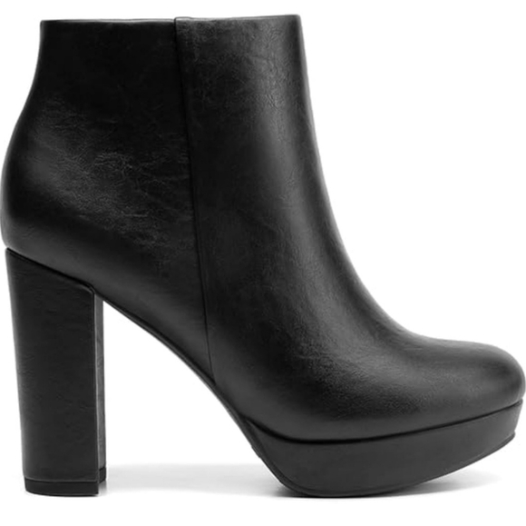 DREAM PAIRS Women's High Chunky Heel Ankle Boots Platform Short Ladies Booties - Picture 6 of 11